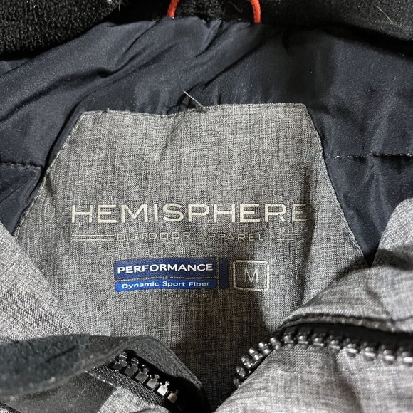 Hemisphere Jacket Mens Medium Outdoor Apparel performance Gray Sport Gray - Picture 7 of 14